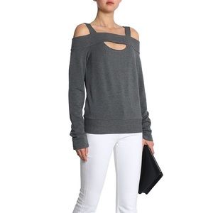 Bailey 44 cold shoulder cut out long sleeve